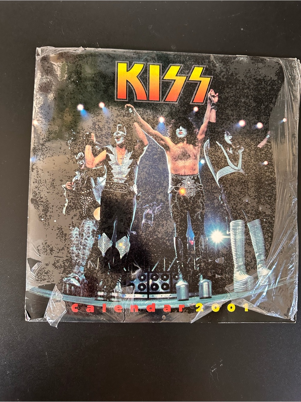 KISS 2001 Calendar almost completely in package